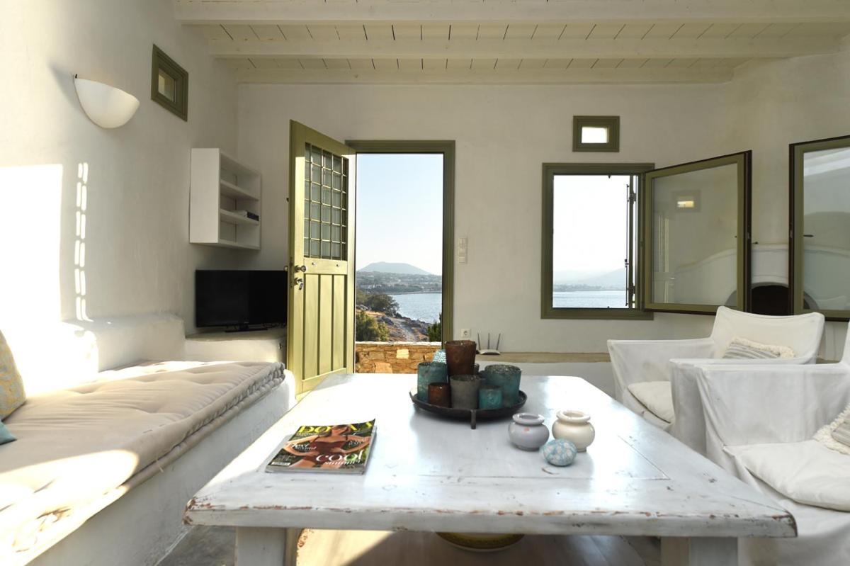 Ochre Dream, Beach Front & Sunset Villa Naousa Bagian luar foto