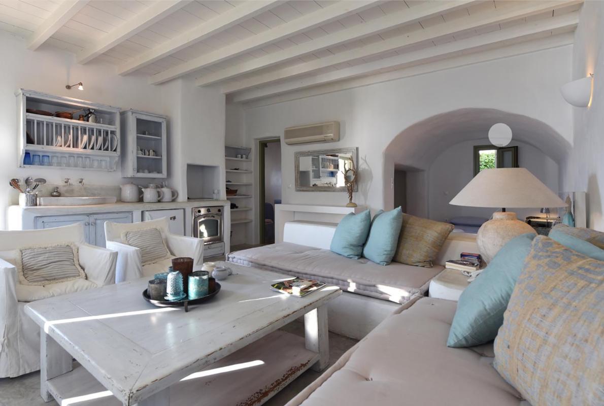 Ochre Dream, Beach Front & Sunset Villa Naousa Bagian luar foto