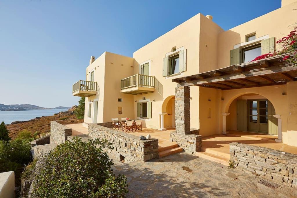 Ochre Dream, Beach Front & Sunset Villa Naousa Bagian luar foto