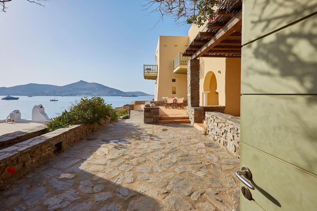 Ochre Dream, Beach Front & Sunset Villa Naousa Bagian luar foto