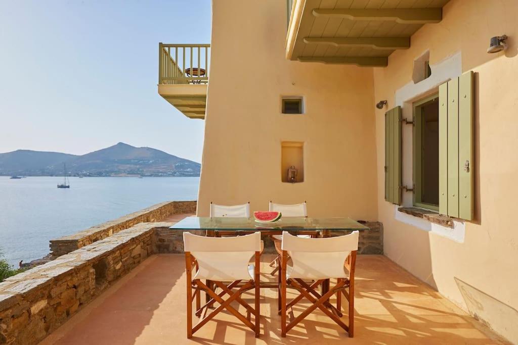 Ochre Dream, Beach Front & Sunset Villa Naousa Bagian luar foto