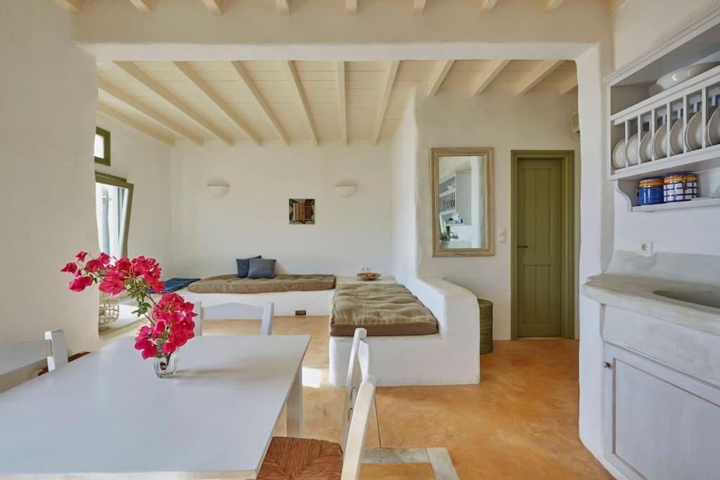 Ochre Dream, Beach Front & Sunset Villa Naousa Bagian luar foto