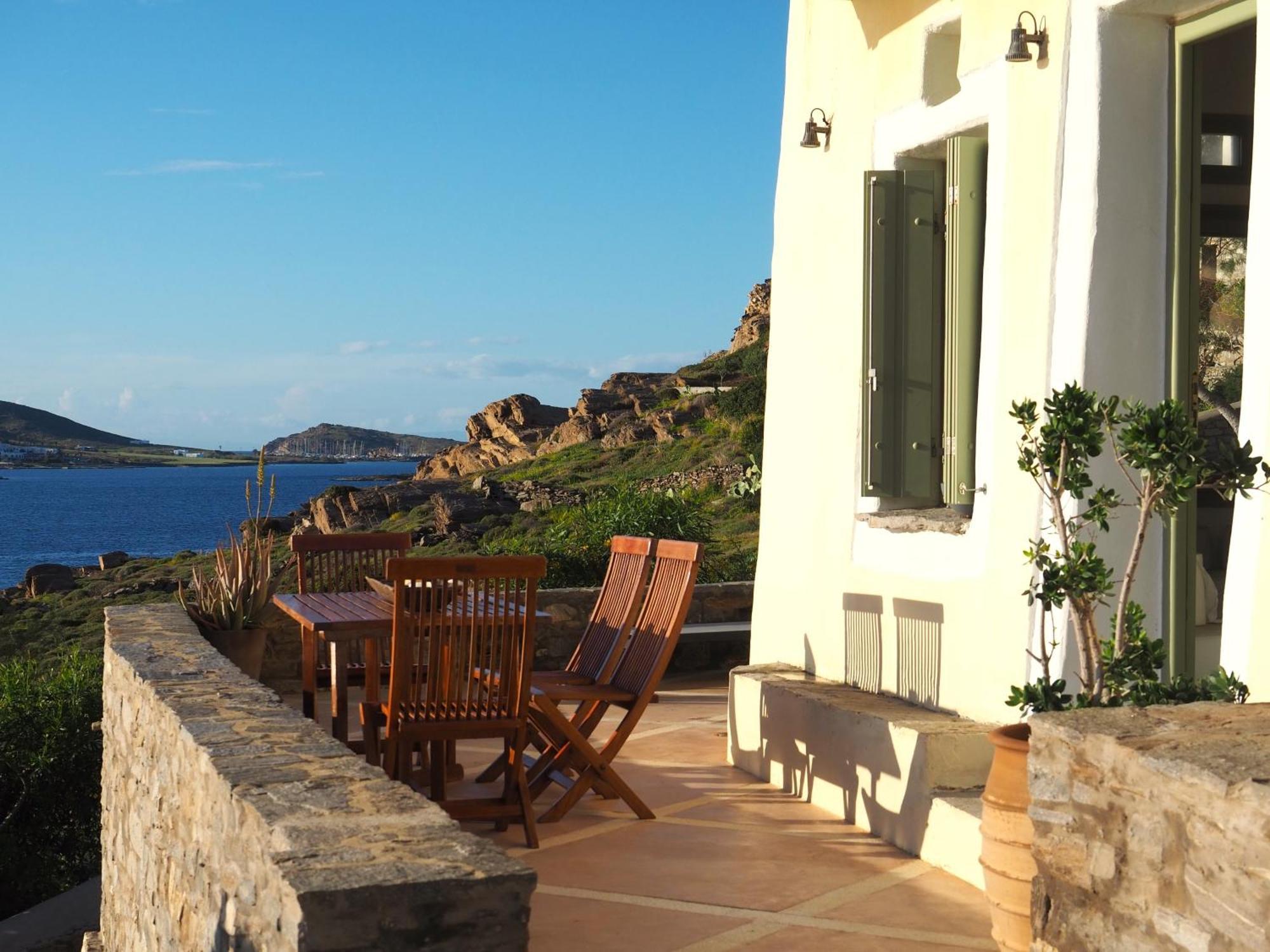 Ochre Dream, Beach Front & Sunset Villa Naousa Bagian luar foto
