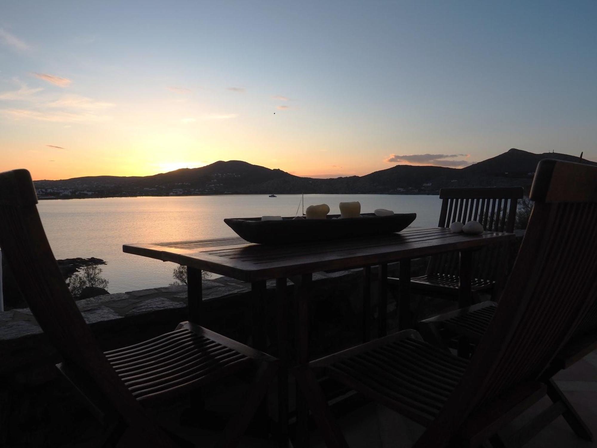 Ochre Dream, Beach Front & Sunset Villa Naousa Bagian luar foto