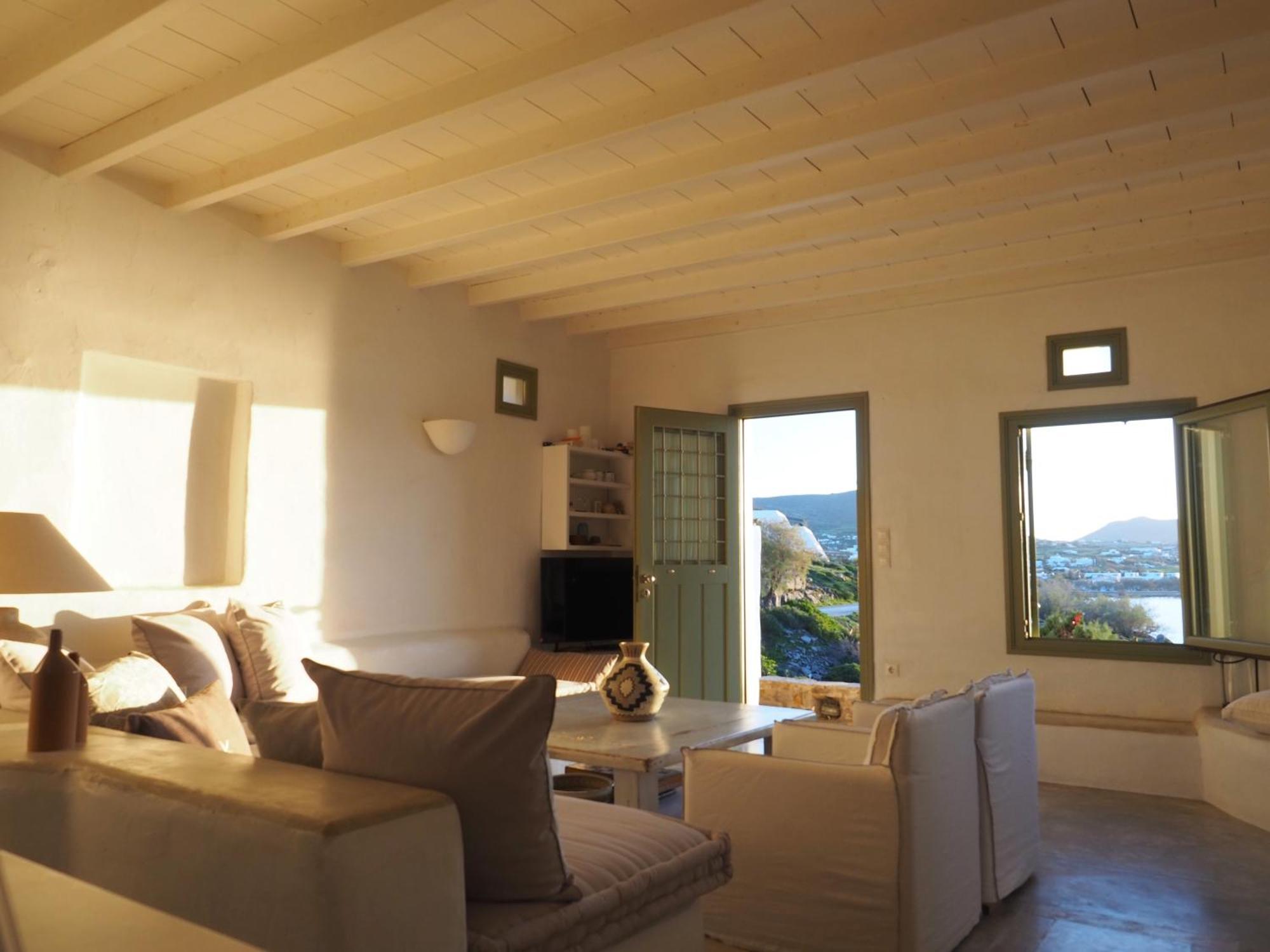 Ochre Dream, Beach Front & Sunset Villa Naousa Bagian luar foto