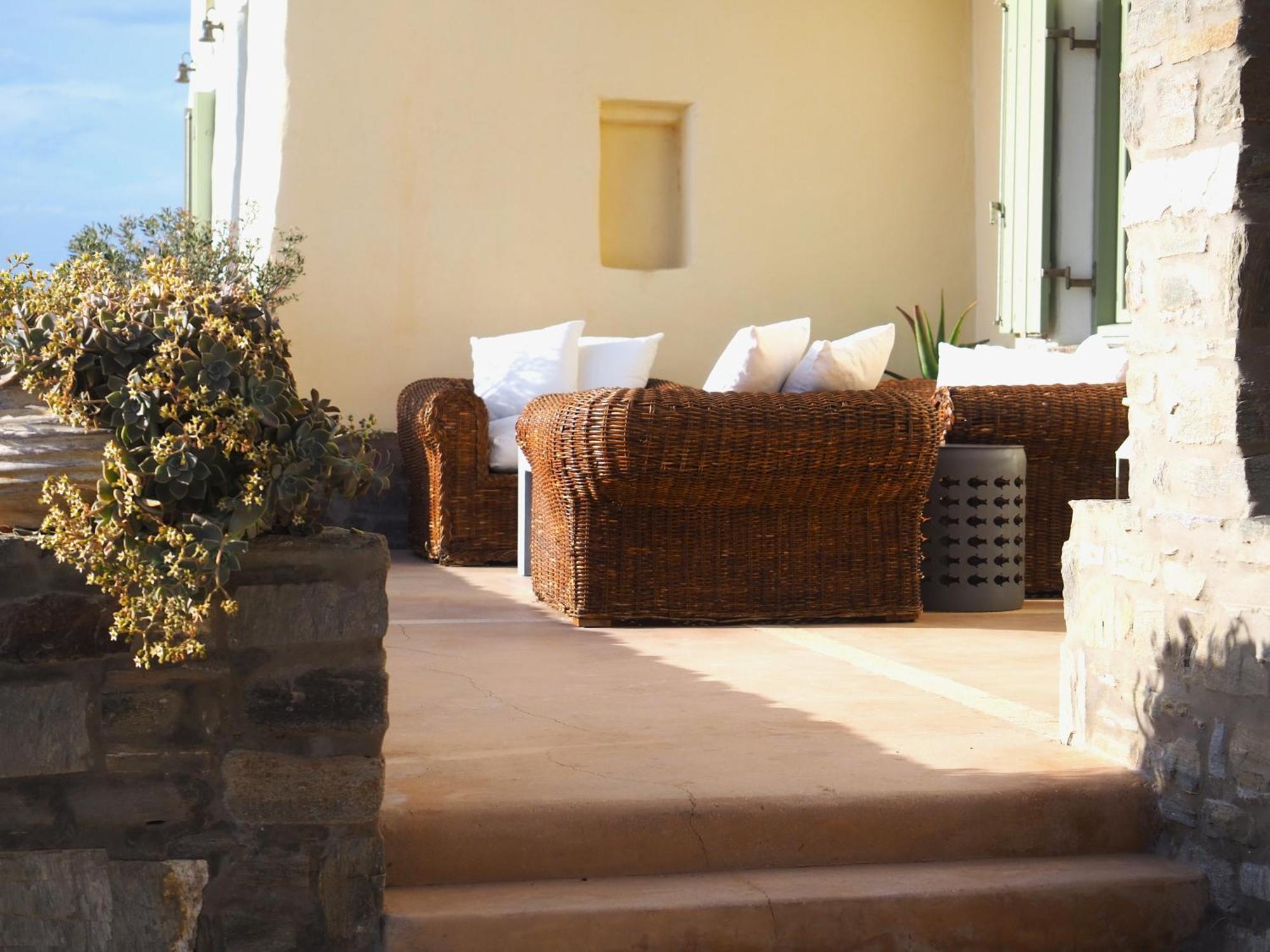 Ochre Dream, Beach Front & Sunset Villa Naousa Bagian luar foto