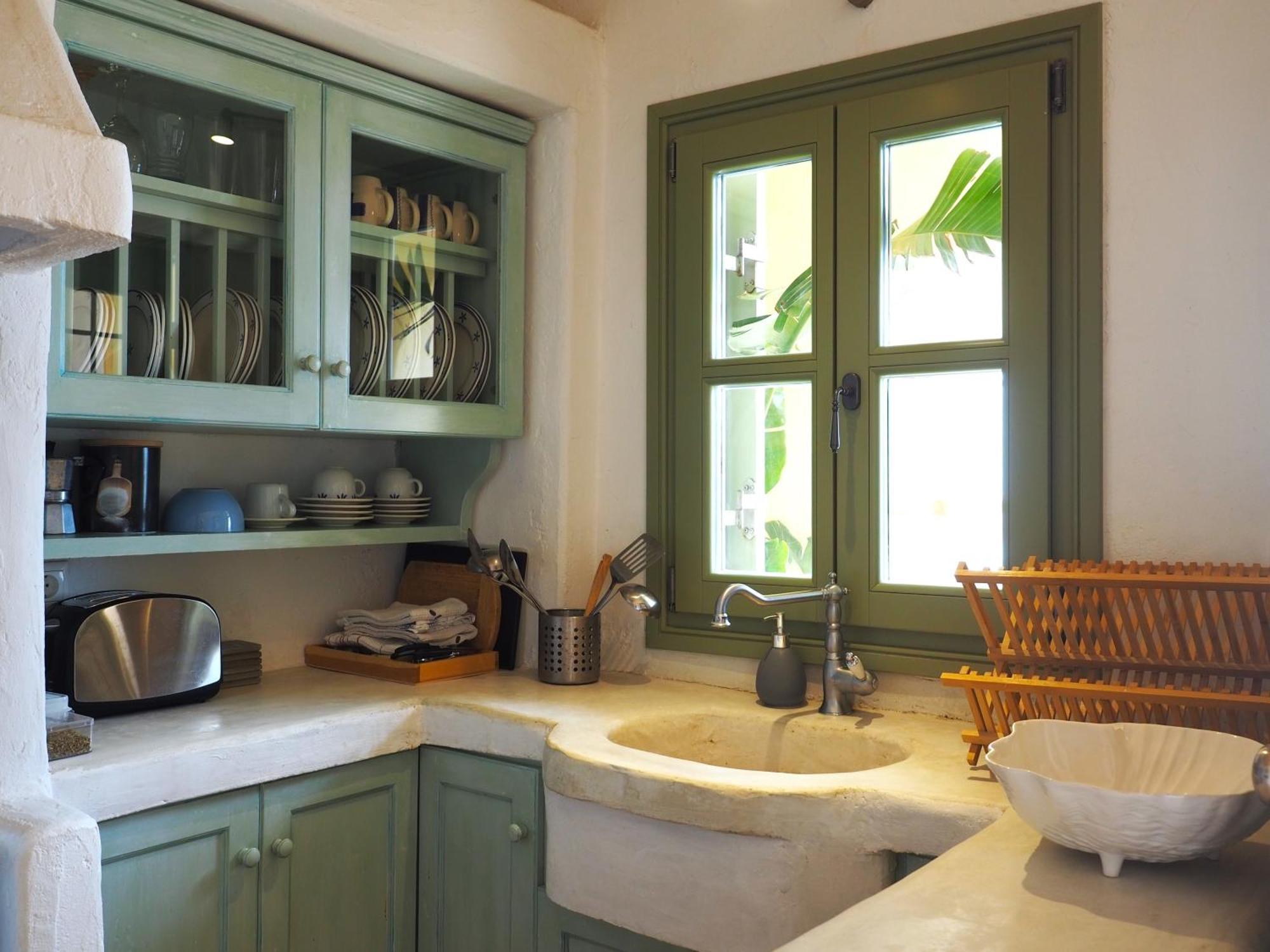 Ochre Dream, Beach Front & Sunset Villa Naousa Bagian luar foto